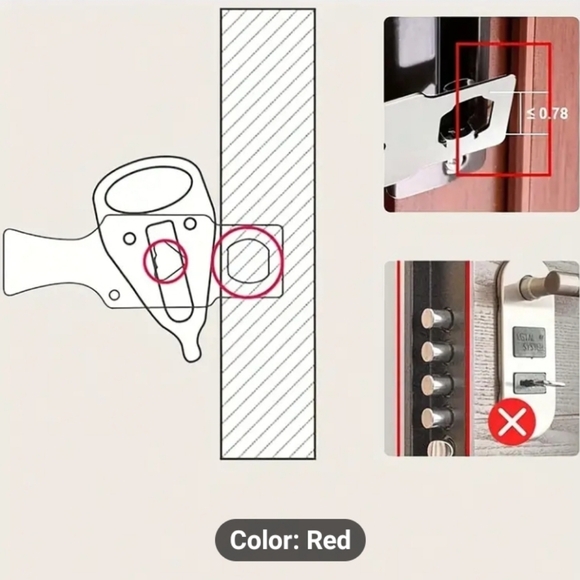 ☆aPortable Security Door Lock for Home, Travel & Hotel, Or Any Other Room☆ - Picture 6 of 6